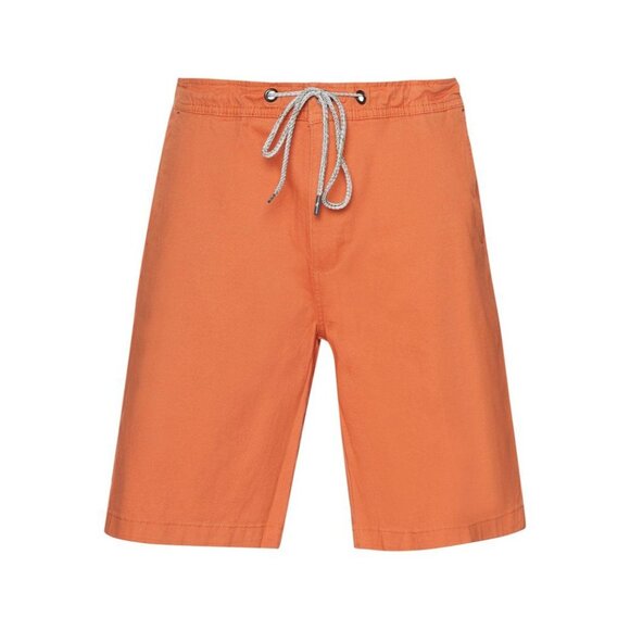 Caribbean Joe Other - Caribbean Joe Mens Lazy Joe Zip Draw Cord Chino Shorts Size 38 Melon
